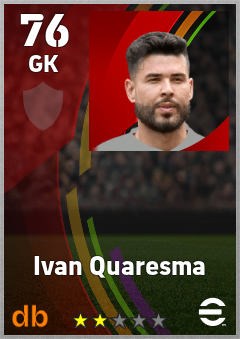 Ivan Quaresma — GK, OVR 76, MAX 76