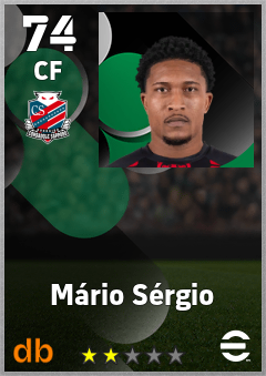 Mário Sérgio — CF, OVR 74, MAX 74