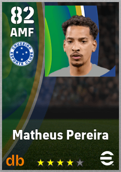 Matheus Pereira — AMF, OVR 82, MAX 82