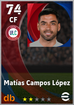 Matías Campos López eFootball player card