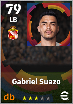 Gabriel Suazo — LB, OVR 79, MAX 79