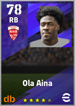 Ola Aina eFootball player card