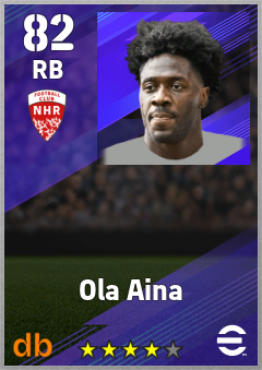 Ola Aina — RB, OVR 82, MAX 82