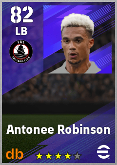 Antonee Robinson — LB, OVR 82, MAX 82