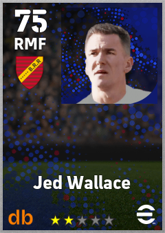 Jed Wallace — RMF, OVR 75, MAX 75
