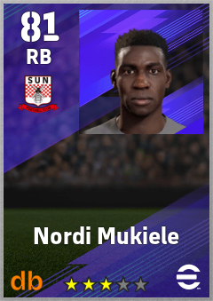 Nordi Mukiele — RB, OVR 81, MAX 81