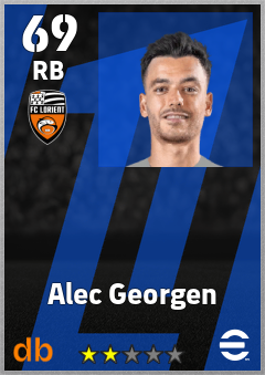 Alec Georgen eFootball player card