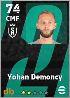 Yohan Demoncy — CMF, OVR 74, MAX 74