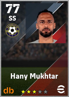Hany Mukhtar — SS, OVR 77, MAX 77