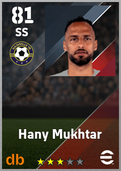 Hany Mukhtar — SS, OVR 81, MAX 81