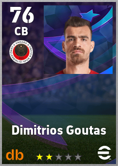 Dimitrios Goutas eFootball player card