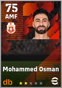 Mohammed Osman — AMF, OVR 75, MAX 75