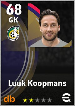 Luuk Koopmans — GK, OVR 68, MAX 68
