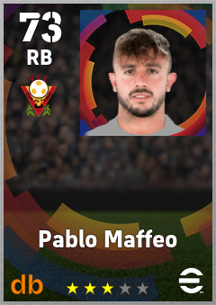 Pablo Maffeo eFootball player card