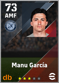 Manu García — AMF, OVR 73, MAX 73