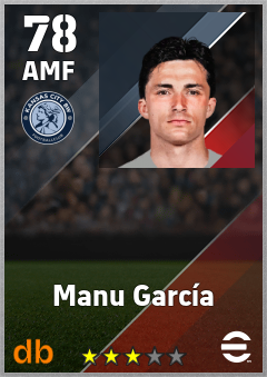 Manu García — AMF, OVR 78, MAX 78