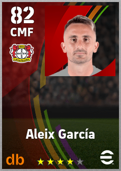 Aleix García — CMF, OVR 82, MAX 82