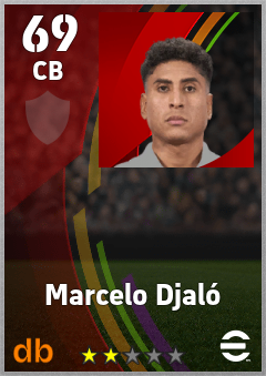 Marcelo Djaló — CB, OVR 69, MAX 69