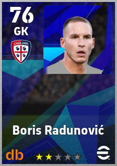 Boris Radunović — GK, OVR 76, MAX 76
