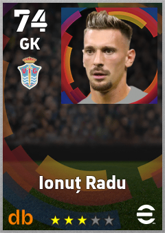 Ionuț Radu eFootball player card