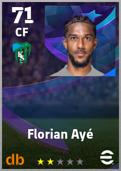 Florian Ayé — CF, OVR 71, MAX 71