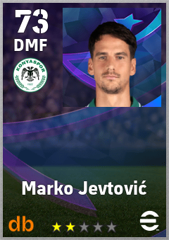 Marko Jevtović — DMF, OVR 73, MAX 73