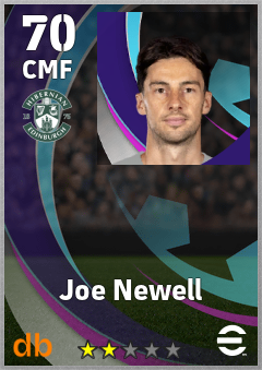 Joe Newell — CMF, OVR 70, MAX 70