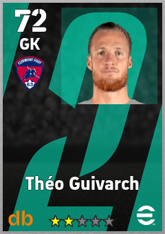 Théo Guivarch — GK, OVR 72, MAX 72
