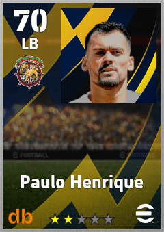 Paulo Henrique — LB, OVR 70, MAX 70