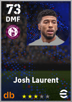 Josh Laurent — DMF, OVR 73, MAX 73
