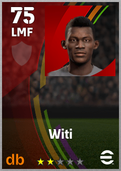 Witi eFootball player card