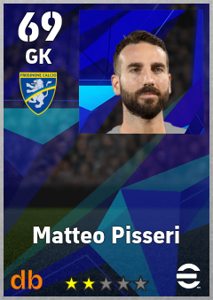 Matteo Pisseri — GK, OVR 69, MAX 69