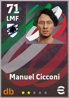 Manuel Cicconi — LMF, OVR 71, MAX 71