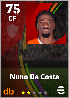 Nuno Da Costa eFootball player card