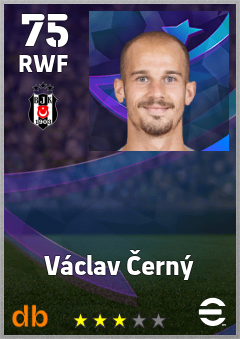 Václav Černý eFootball player card