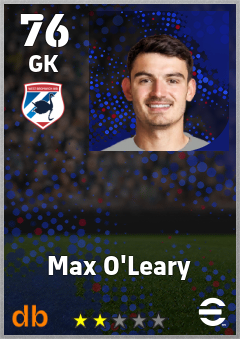 Max O'Leary eFootball player card