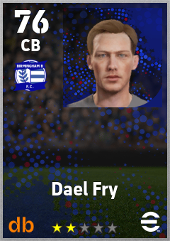 Dael Fry — CB, OVR 76, MAX 76
