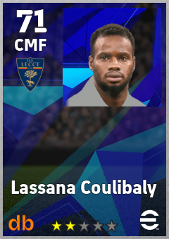 Lassana Coulibaly — CMF, OVR 71, MAX 71