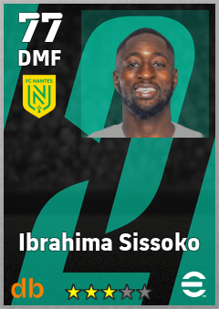 Ibrahima Sissoko — DMF, OVR 77, MAX 77