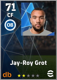 Jay-Roy Grot — CF, OVR 71, MAX 71