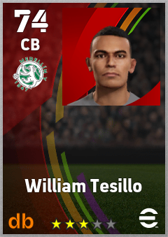William Tesillo eFootball player card