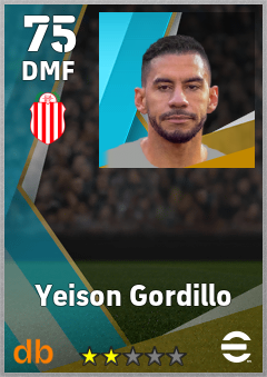 Yeison Gordillo eFootball player card