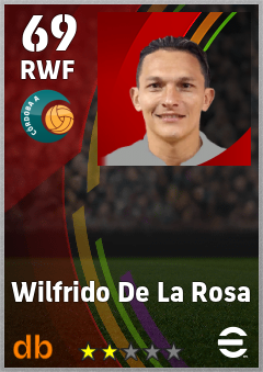 Wilfrido De La Rosa — RWF, OVR 69, MAX 69