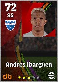 Andrés Ibargüen — SS, OVR 72, MAX 72