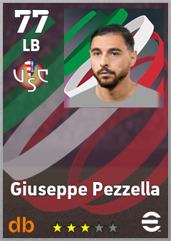 Giuseppe Pezzella — LB, OVR 77, MAX 77