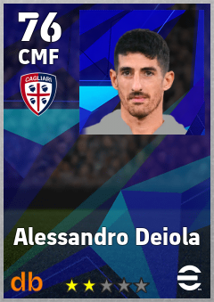 Alessandro Deiola — CMF, OVR 76, MAX 76