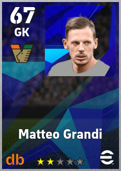 Matteo Grandi — GK, OVR 67, MAX 67
