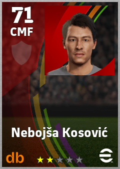 Nebojša Kosović eFootball player card
