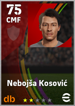Nebojša Kosović eFootball player card
