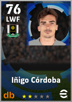 Iñigo Córdoba eFootball player card